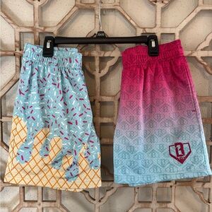 Pair of Baseball Lifestyle 101 Shorts - Youth Large